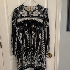 Black & White Farm Rio Parrot Tunic Dress